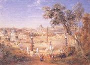 Samuel Palmer A View of Modern Rome oil painting on canvas